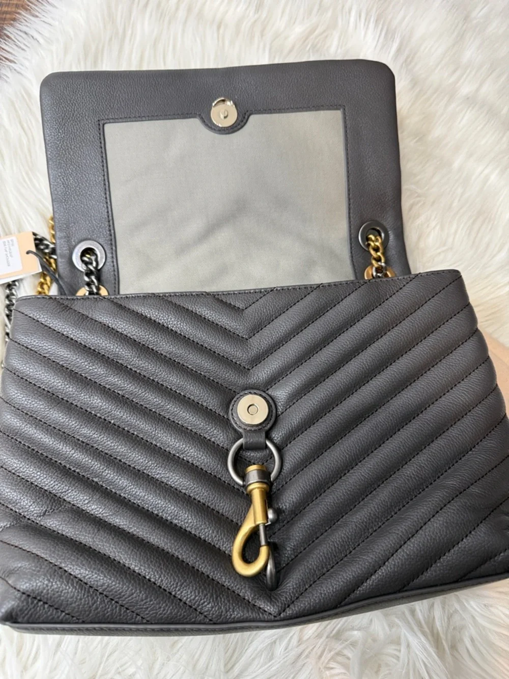 REBECCA MINKOFF Edie Flap Shoulder Bag - Picture 8 of 12